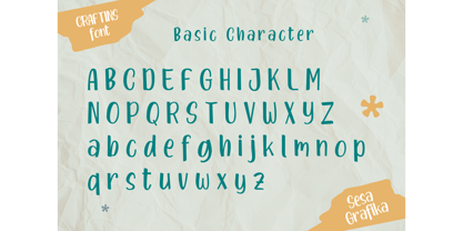 Craftins Font Poster 2