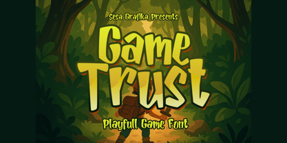 Game Trust Font Poster 1