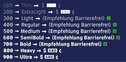 Barrierefrei Sans Variable Font Poster 10