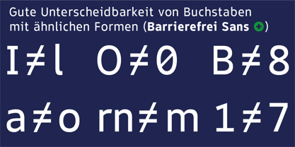 Barrierefrei Sans Variable Font Poster 12