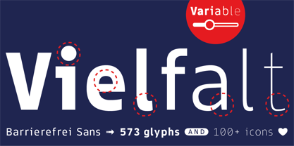 Barrierefrei Sans Variable Font Poster 6