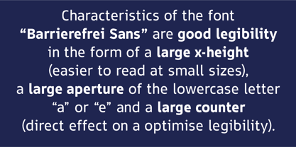 Barrierefrei Sans Variable Font Poster 7