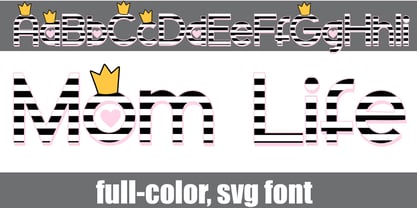 Mom Life Font Poster 4