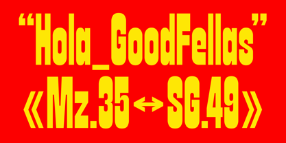 FBS Mecho Font Poster 4