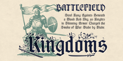 Soul Clock Font Poster 3