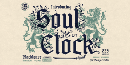 Soul Clock Font Poster 1