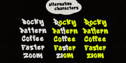 MC Ruizoo Gun Font Poster 7