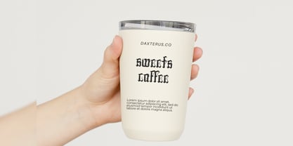 Daxterus Font Poster 7