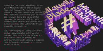 JHC Cordelius Font Poster 2