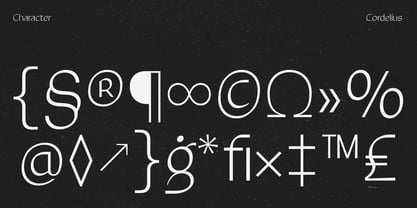 JHC Cordelius Font Poster 8