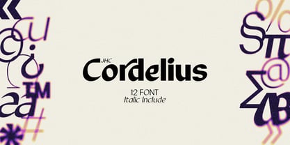 JHC Cordelius Font Poster 1
