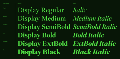 Frasa Display Font Poster 2