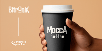CF Bitronik Font Poster 9
