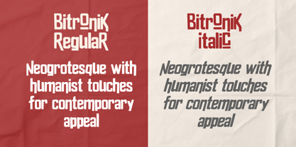 CF Bitronik Font Poster 4