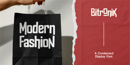CF Bitronik Font Poster 6