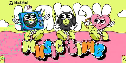 Dzlo Vibe Extrude Font Poster 3