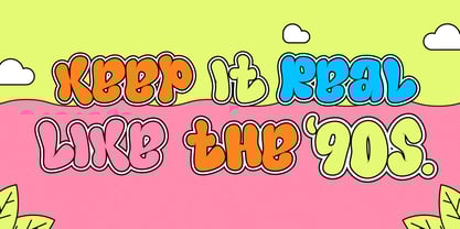 Dzlo Vibe Extrude Font Poster 2