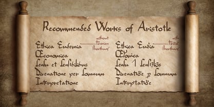 Apostil Script Font Poster 4