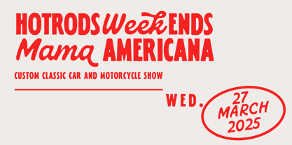 Folkies Vantage Font Poster 3