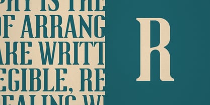 Pigneto Font Poster 10