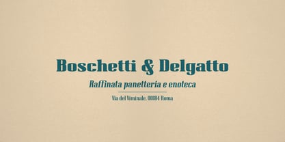 Pigneto Font Poster 5