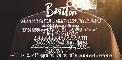 Bariton Font Poster 7
