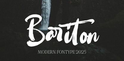 Bariton Font Poster 1