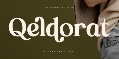 Qeldorat Font Poster 1