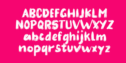 Party brush Font Poster 5