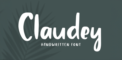 Claudey Font Poster 1