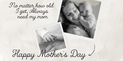 My Sweet Mom Font Poster 3