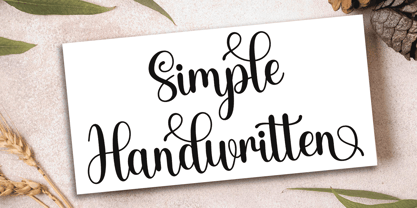 Bitney Script Font Poster 5