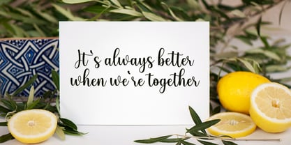 Story Line Script Font Poster 3