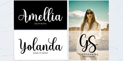 Story Line Script Font Poster 2