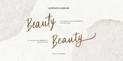 Bellestone Font Poster 8