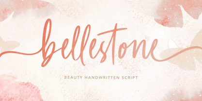Bellestone Font Poster 1