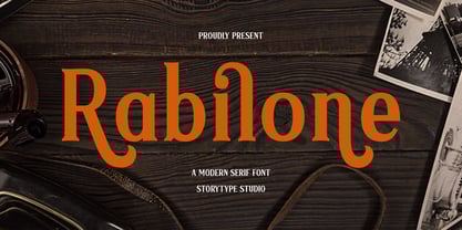 Rabilone Font Poster 1