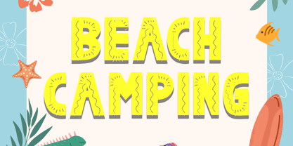 Summer Yolanda Font Poster 3