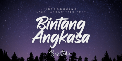 Bintang Angkasa Font Poster 1