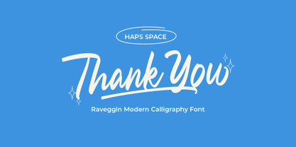 Raveggin Script Font Poster 15