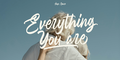 Raveggin Script Font Poster 3