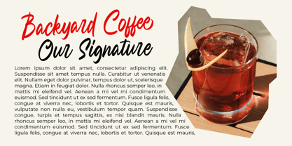 Raveggin Script Font Poster 8