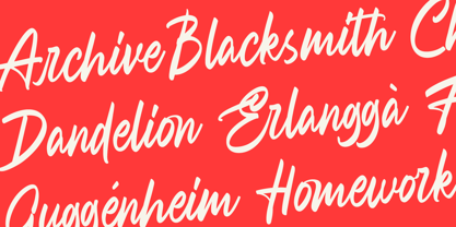 Raveggin Script Font Poster 7