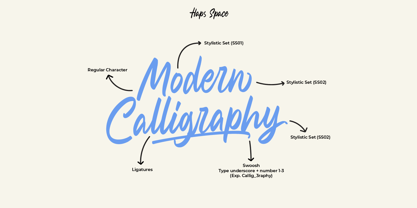 Raveggin Script Font Poster 2