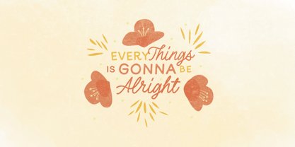 Wonder Nature Font Poster 5