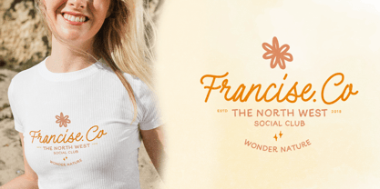 Wonder Nature Font Poster 6