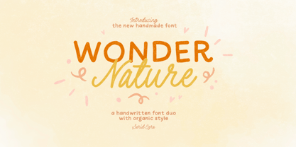 Wonder Nature Font Poster 1