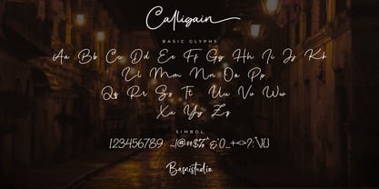 Calligain Font Poster 9