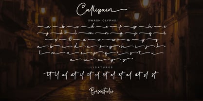 Calligain Font Poster 10