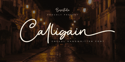 Calligain Font Poster 1